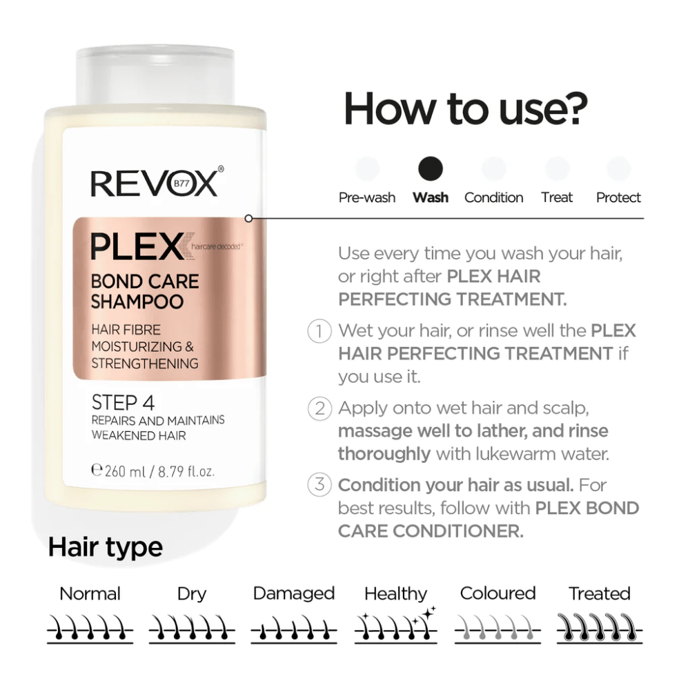 Revox B77 Plex Bond Care Shampoo (260ml)